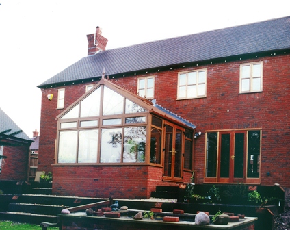 An example of a gable end style conservatory