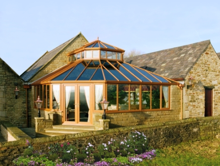 An example of a latern style conservatory